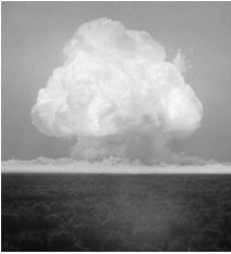 first nuclear weapon test